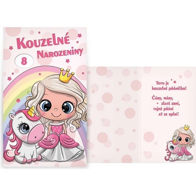 Přání k narozeninám otočné 1 - 12 let