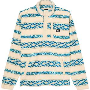 Quiksilver Мъжки поларен пуловер Quiksilver No Destination Half Snap Fleece jumper - Quik Life Stripe Peyote - размер XL (005-6199-0715)
