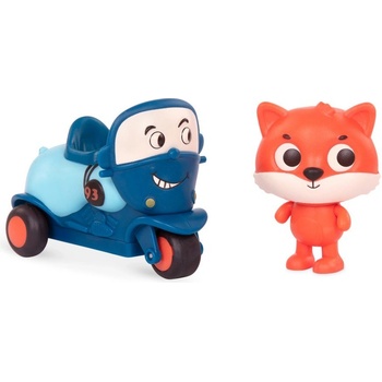 Image 1 of Battat - Комплект автомобил и фигурка Мотор и лисица