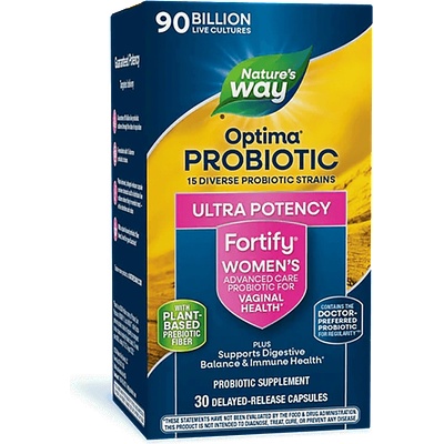 Nature's Way Фортифай Оптима Womens 90 млрд. активни пробиотици 30 V капсули | Nature’s Way (15859)