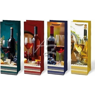 MFP dárková taška na láhev 120x360x100mm T12 mix 88