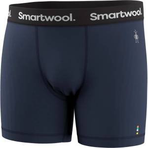 Smartwool Мъжко мериносово термобельо Smartwool Everyday Merino Boxer Brief Boxed Merino base layer - Deep Navy (015-1902-0413)