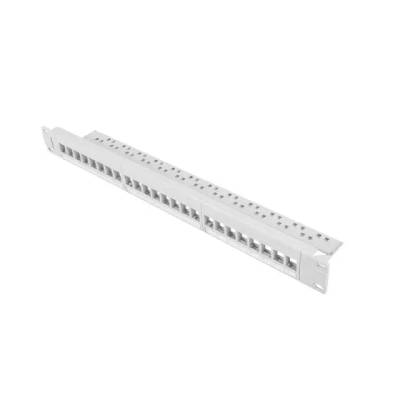 Lanberg Пач панел, Lanberg patch panel blank 24 port 1U for keystone modules gray (PPKS-1024-S)