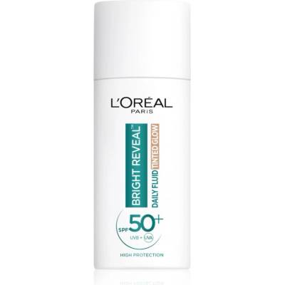 L'Oréal Bright Reveal озаряващ тониращ флуид Против тъмни петна SPF 50+ 50ml