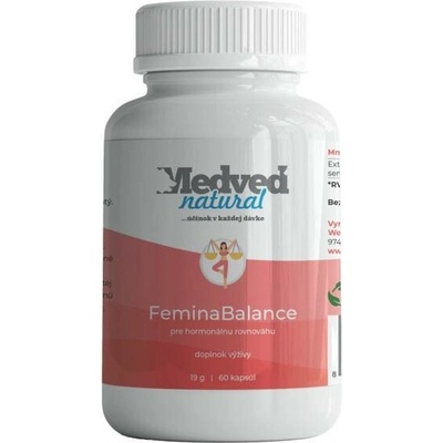 Medveď natural FeminaBalance 60 kapslí
