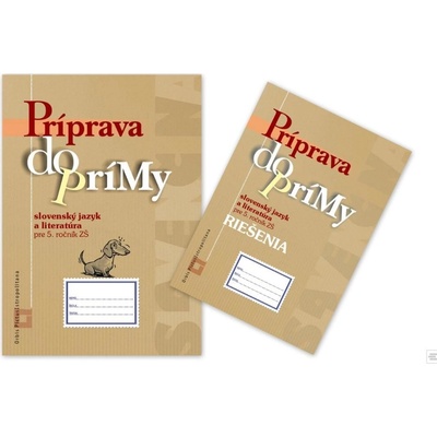 Príprava do prímy slovenský jazyk a literatúra 5. ročník ZŠ kolekcia 2 titulov