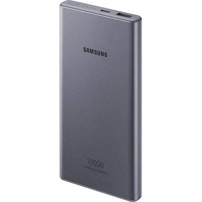 Samsung Fast Charge Power Bank 10000 mAh 25W (USB-C) EB-P3300XJEGEU - външна батерия с USB и USB-C изходи (сив)