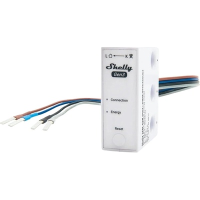 Shelly Gen3 3EM 63 W, 3-fázový merač spotreby, WiFi
