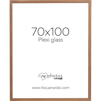 Focus Soul Oak veneer 70X100 Plexi