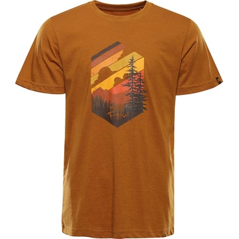 ALPINE PRO Мъжка тениска от немачкащ се материал ALPINE PRO NOGER златен дъб вариант pa ALPINE PRO | Oranzhev | МЪЖЕ | M