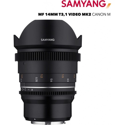 Samyang Cine 14mm T3.1 VDSLR MK2 Canon EOS-M