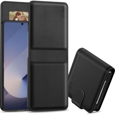 Tech-Protect Кожен тефтер за Samsung Galaxy Z Flip 6 / 7 FE от Tech-Protect Wallet - Black (5906302330638)