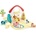 Hape Дървен комплект за игра Hape - Малка ферма, 10 части (H8538)
