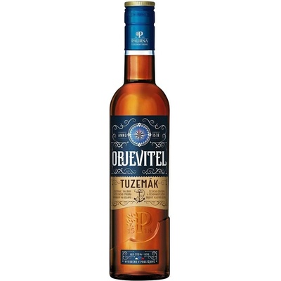 RUM TUZEMÁK OBJEVITEL PALÍRNA 37,5% 0,5 l (holá láhev)