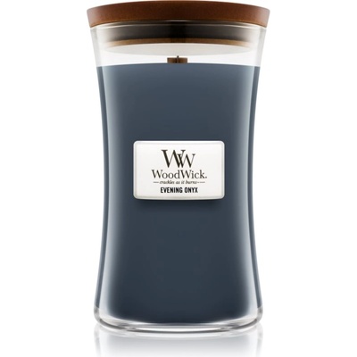 WoodWick Evening Onyx ароматна свещ с дървен фитил 609.5 гр