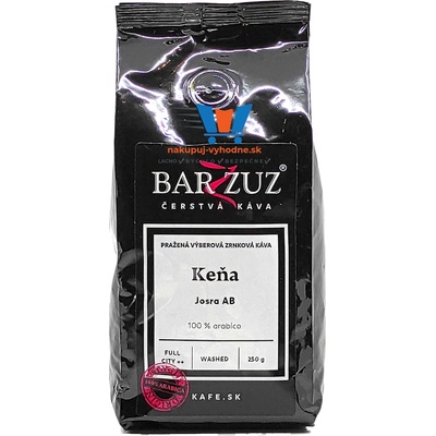 Barzzuz Kenya Josra 100% Arabica zrnková 250 g