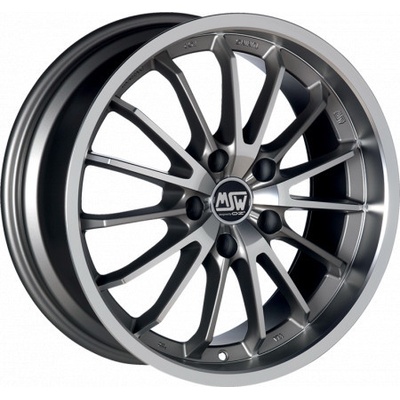 MSW 21 7,5x16 5x112 ET35 matt grey polished