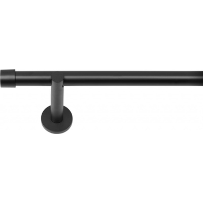 Dekodum Garnýž jednořadá LOFT 19 mm černá matná 300 cm – Sleviste.cz