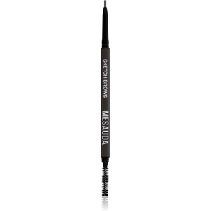 Mesauda Sketch Brows автоматичен молив за вежди с четка цвят 104 Dark 0.09 гр