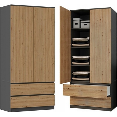 TP Living Malwa 90 cm antracit/dub artisan II