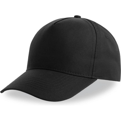 Atlantis Headwear Recy Five 5 panelová baseballová COT-33011600299 Černá