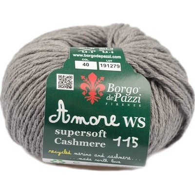 Borgo de' Pazzi Amore WS Super soft Cashmere 115 středně šedá 40