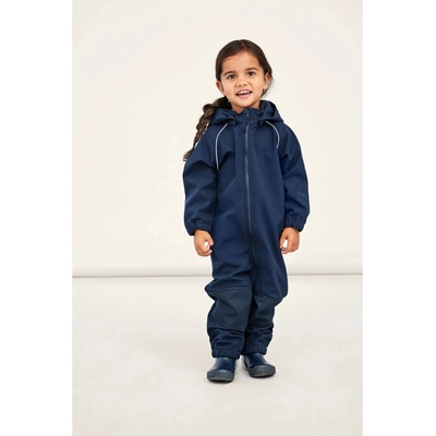Dětská softshellová kombinéza Name It Alfa dark sapphire – Zboží Mobilmania