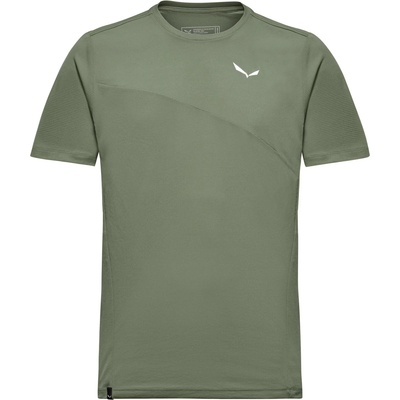 Salewa Мъжка спортна тениска Salewa Puez Sporty Dry T-Shirt Sport shirt - Faded Green - размер XXL (216-2010-1415)