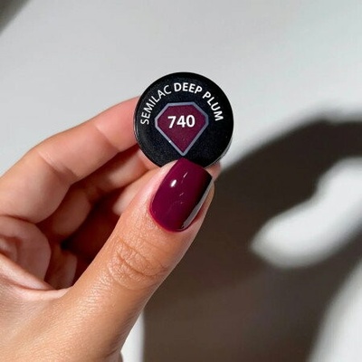 Semilac gél lak 740 Deep Plum 7 ml