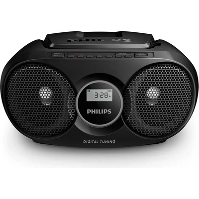 Philips Радиокасетофон Philips - AZ215B, черен (AZ215B/12)