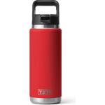 YETI Термо бутилка Yeti coolers Rambler Straw Bottle Cap Insulated bottle - Rescue Red - размер 769 ml (533-2261-0311)