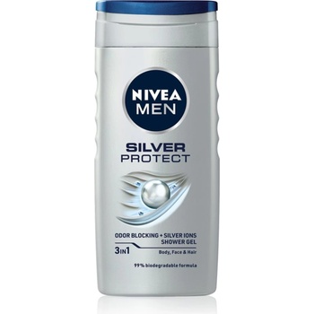 Nivea MEN Silver Protect душ гел за мъже 250ml
