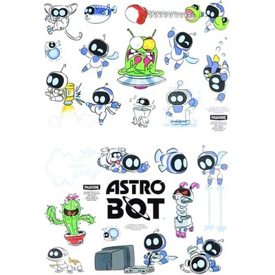 Samolepky Astrobot
