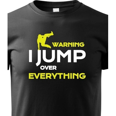 Dětské tričko Parkour jump ČernáCanvas Dětské tričko Bezvatriko.cz 0799