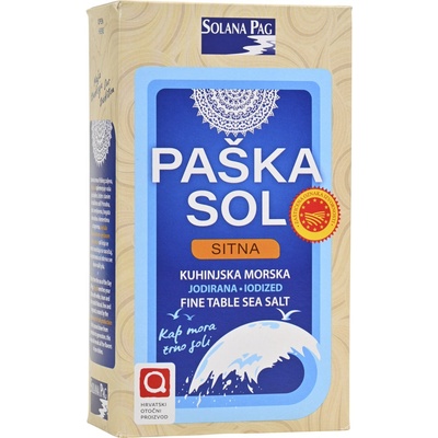 Solana Pag mořská sůl jemná 1 kg