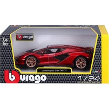 Bburago Lamorghini Sian FKP37 červená 1:24