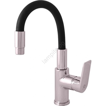 RAV SLEZÁK CO119.0/15 - Смесител за кухненска мивка COLORADO 25 см черен/лъскав хром (RV0011)