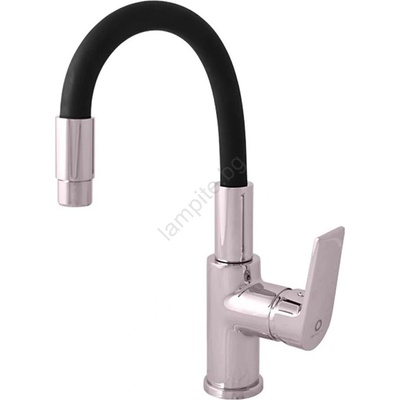 RAV SLEZÁK CO119.0/15 - Смесител за кухненска мивка COLORADO 25 см черен/лъскав хром (RV0011)