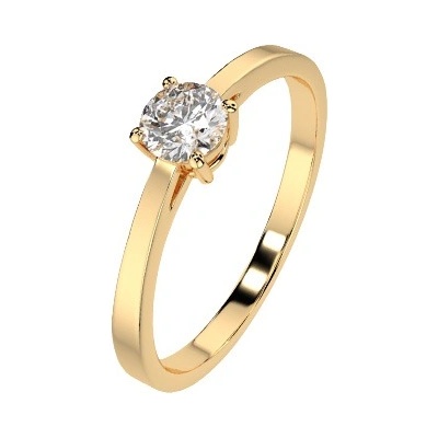 Cara Diamanti Дамски пръстен от жълто злато с диамант Cara Diamanti K101-10012/1Y (K101-10012/1Y)