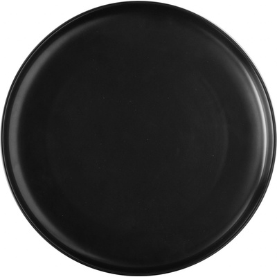 Plytký tanier Coupe čierny 25 cm – Flow