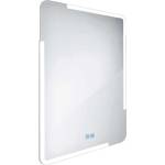 Nimco - Огледало със LED осветление, 60x80 см, сензор за допир, алуминий ZP 15002VX (ZP 15002VX)
