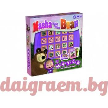 Image 1 of Winning Moves Настолна игра Топ Тръмпс Дуел Маша и Мечока, Top Trumps Match Masha and the Bear (WM02042)