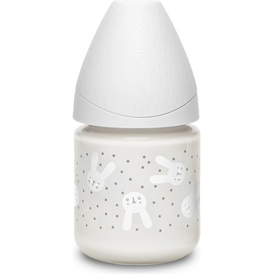 Suavinex láhev sklo S Hygge šedá 120ml