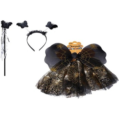 Wiky Карнавален комплект - черна пеперуда