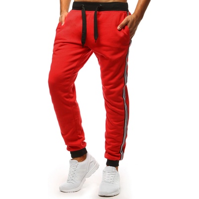 Pánske jogger tepláky UX3536 červená