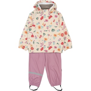 Mikk-Line Детска грейка Mikk-Line Kid's PU Rain Set AOP Overall - Retro Flower AOP - размер 110 (EU) (702-5353-0316)