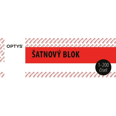 Optys 1280 Šatnový blok 1-200 červený