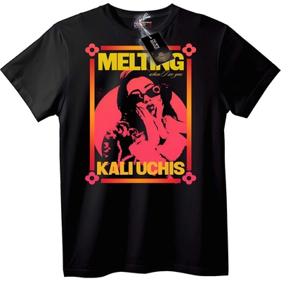 NOONEBRAND Тениска Kali Uchis Разтопяване - XS, Black