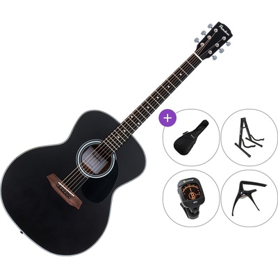 Pasadena PG-100 Premium SET Black Джъмбо китара