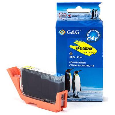 Compatible Глава за CANON PIXMA PRO-10 - Grey - ink cartridge - PGI-72GY (PGI72GY) - 6409B001 - P№ NP-C-0072GY/C(PG) - G&G (Compatible-NP-C-0072GY)